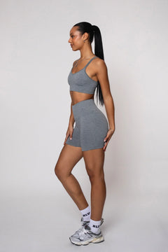 Ether Biker Shorts Heather Grey
