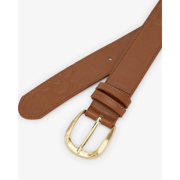 Flower Belt Brown