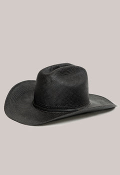 Karina Straw Cowboy Hat Onyx Black