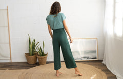 Anchietta Trousers Smoke Pine Green