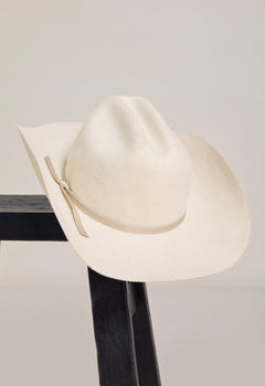 Karina Wool Cowboy Hat Simply White