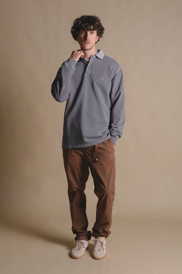 Polo Sweater Pewter Grey