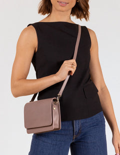 Audrey Mini Bag Classic Leather Pale Mauve