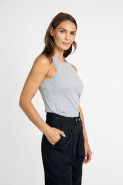 Double Layered Top Grey
