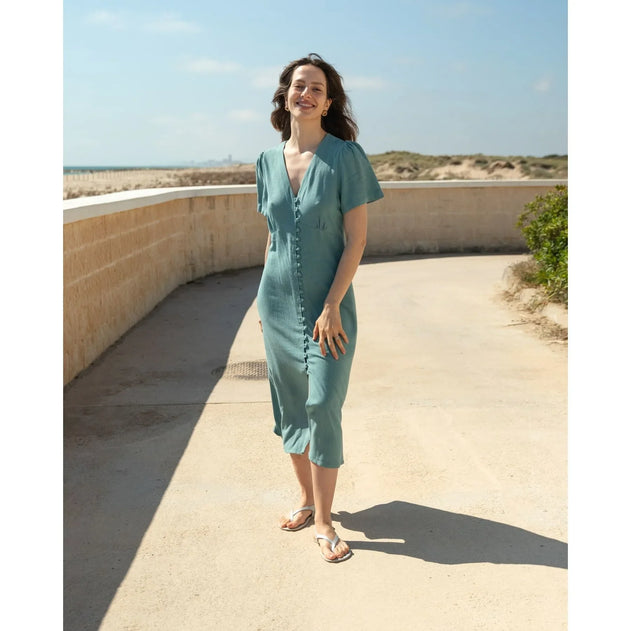 Macarella Dress Aquamarine