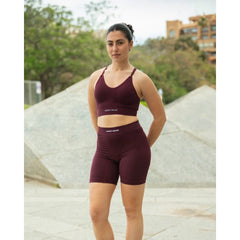 Crossover Sports Top Burgundy