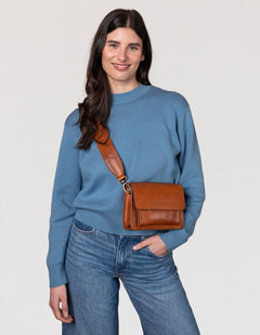 Harper Mini Tas Cognac