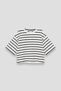 Tibi T-Shirt Striped White