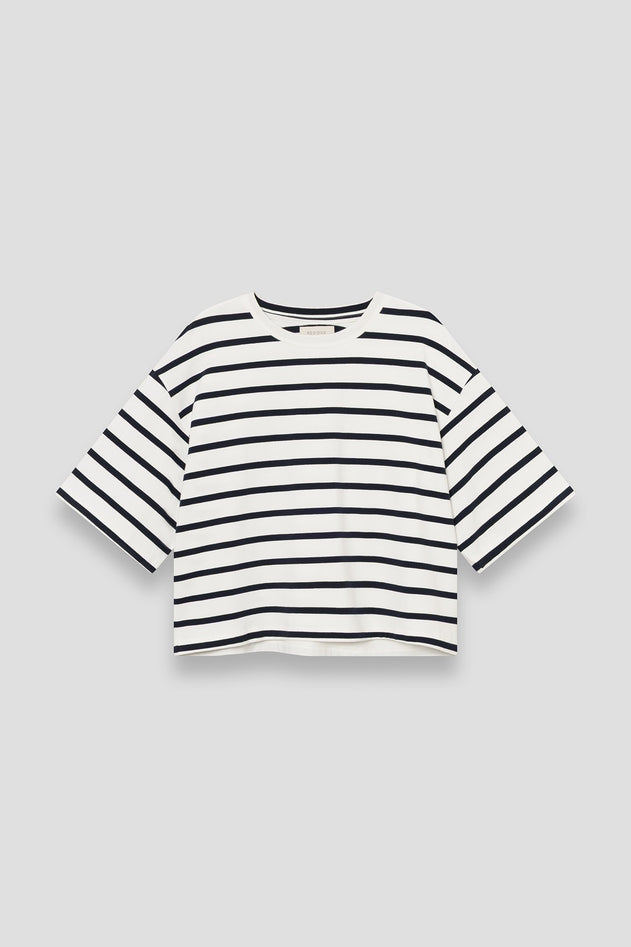 Tibi T-Shirt Striped White