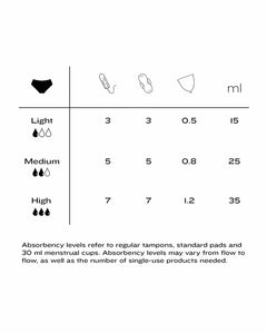 Light Flow Lace Period Underpants 3-Pack Black