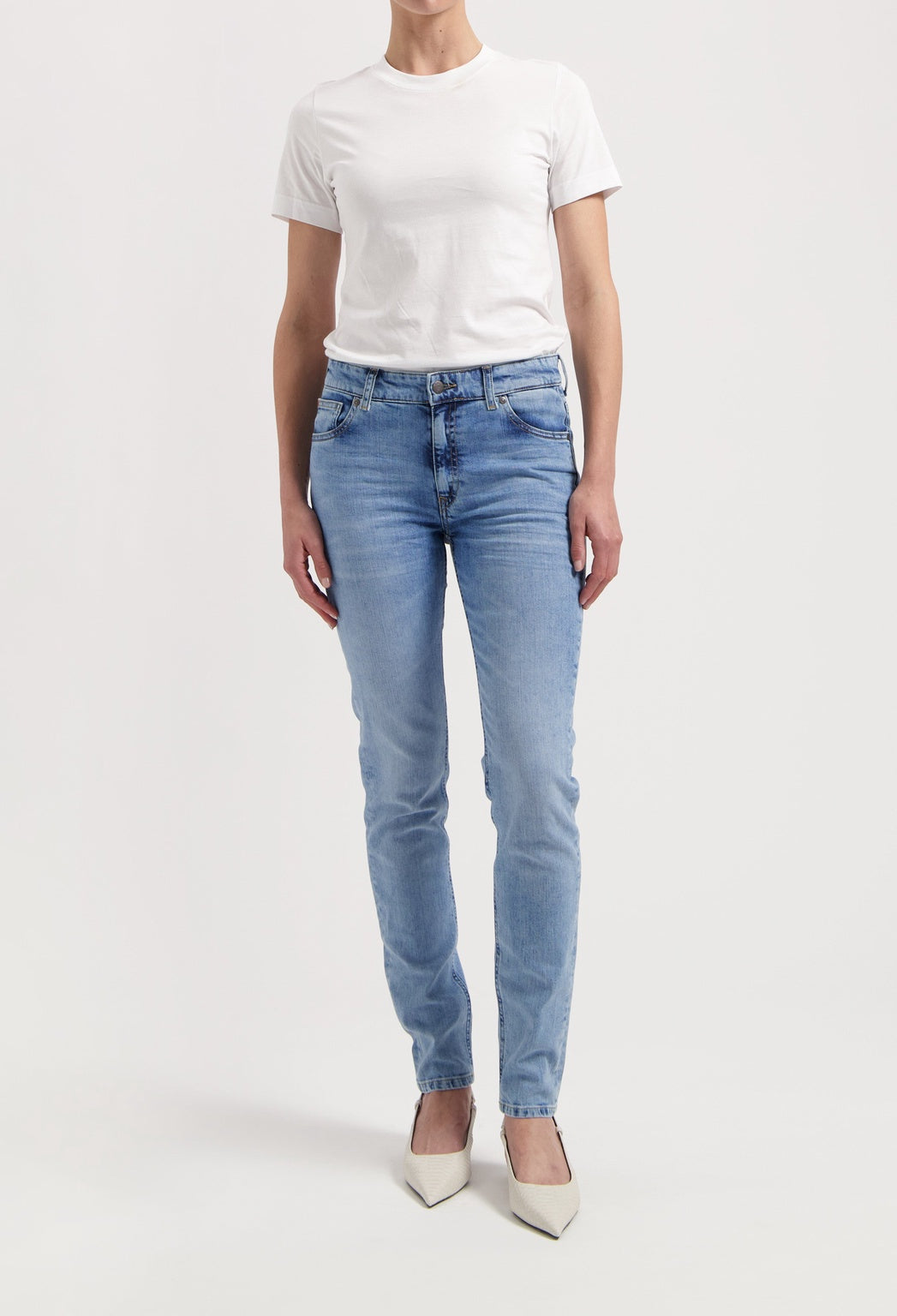 Skyler Mid Skinny Jeans Original Stone