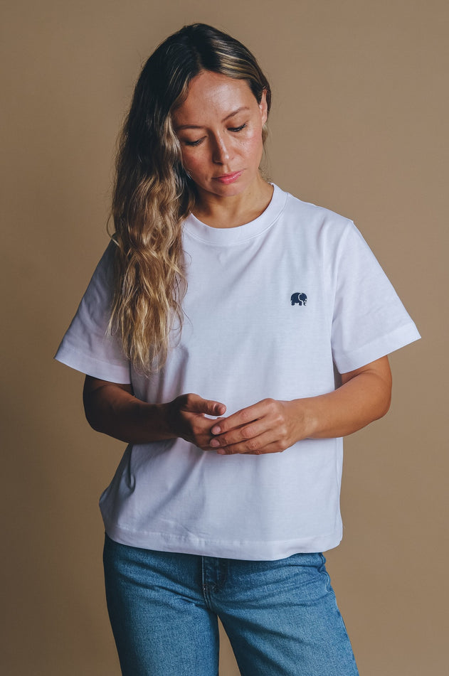 Dames Explanada Organic T-shirt Wit