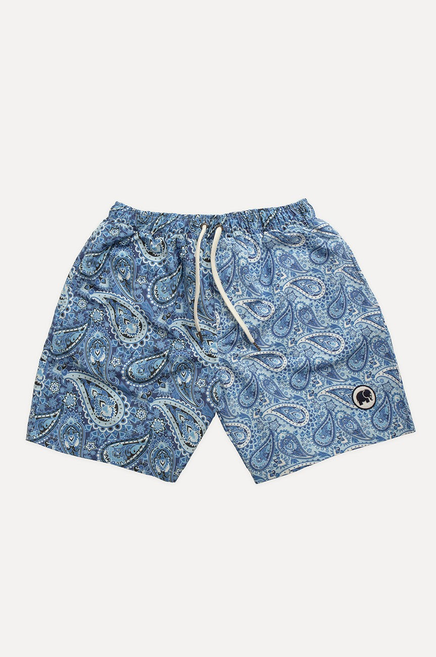 Breeze Paisley Swim Shorts Blue