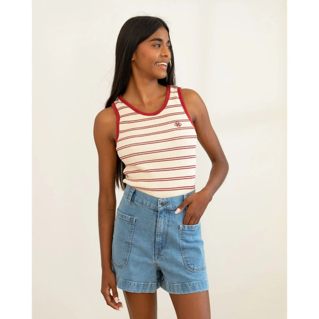Bermuda Denim Short Aqua