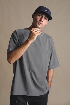 Heren T-shirt Pewter Grey