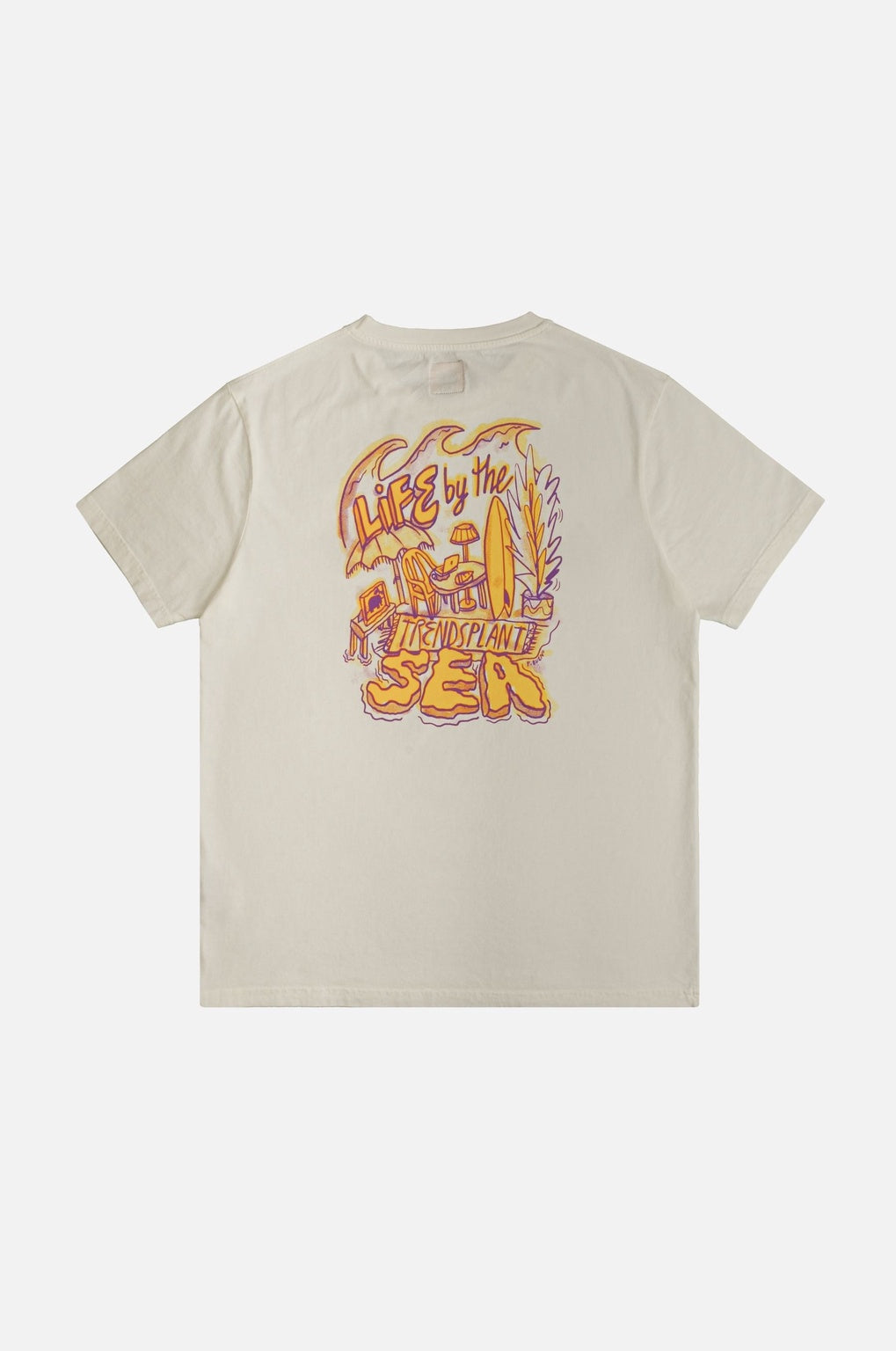 Life By The Sea Vii By P.bueno T-shirt Foam White