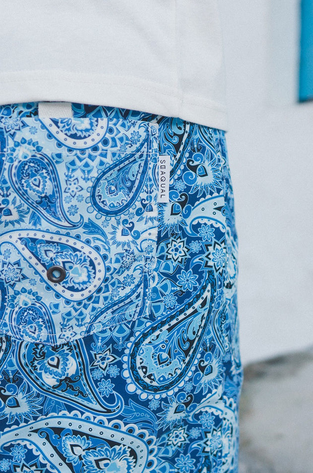 Breeze Paisley Swim Trunks Green