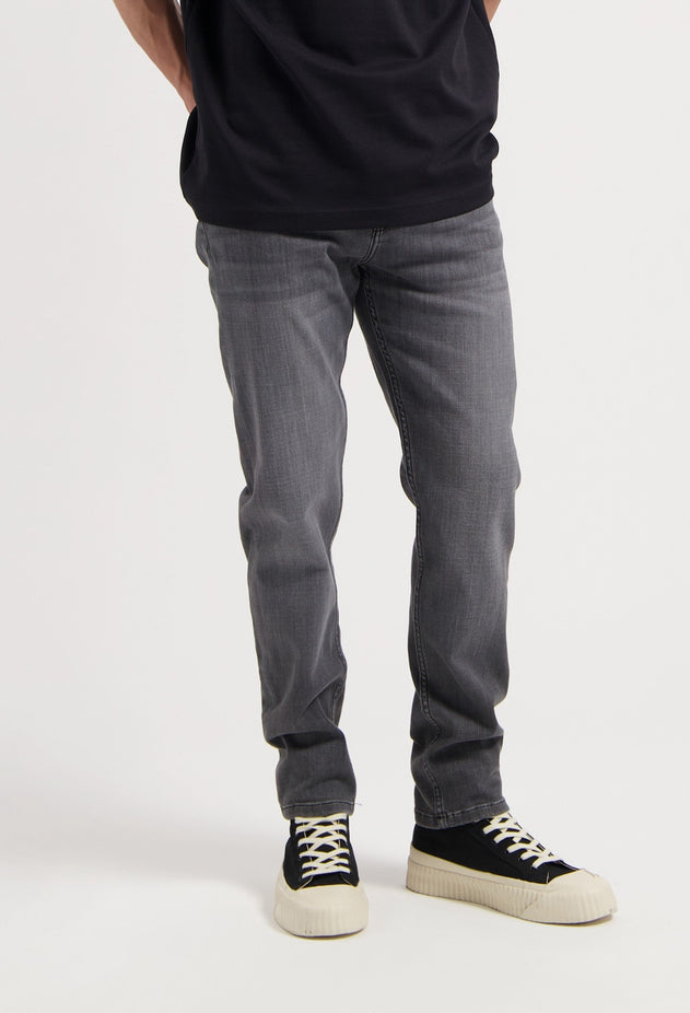 Rick Mid Slim Jeans Lichtgrijs
