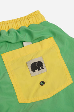 Color Block Zwemshort Spring Green