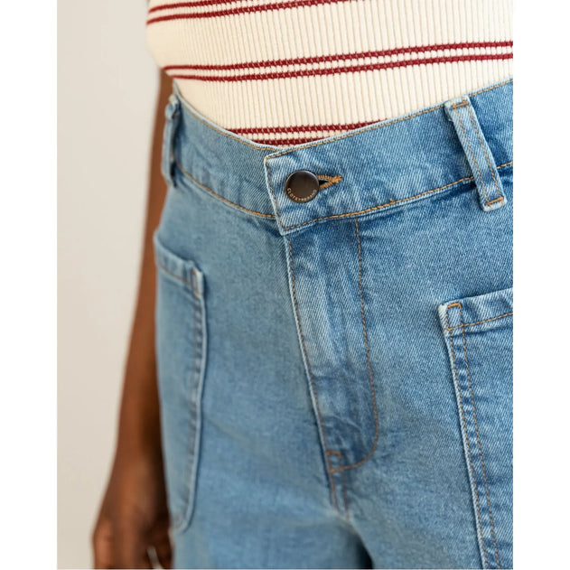 Bermuda Denim Short Aqua