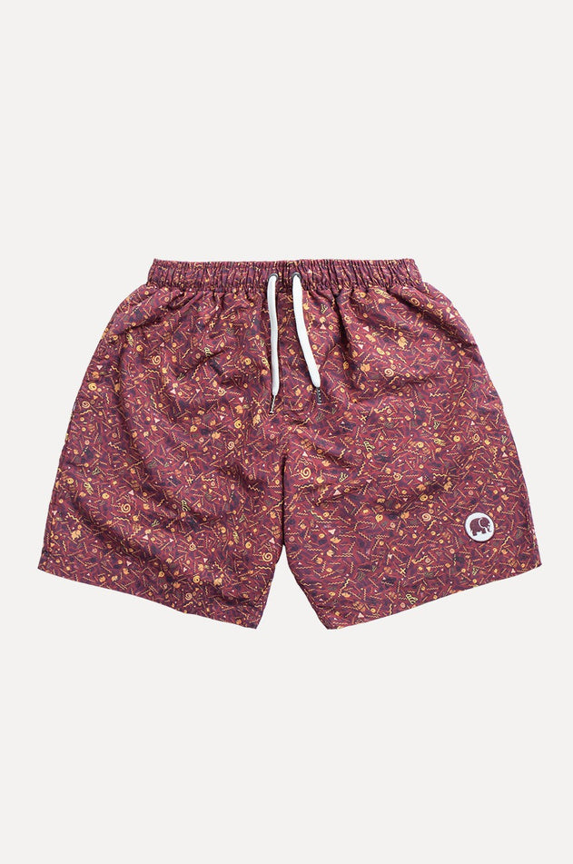 Heren Dogtown Zwemshort Rood