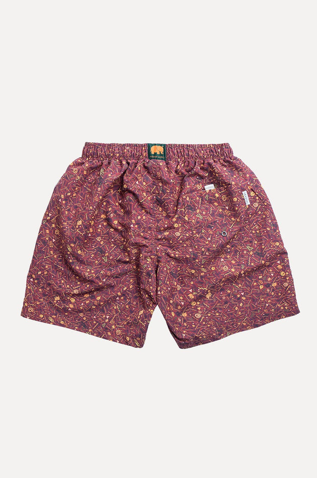 Heren Dogtown Zwemshort Rood