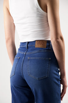 Mams High Tapered Jeans Stone Indigo