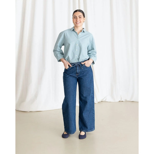 Vichy Shirt Aquamarine