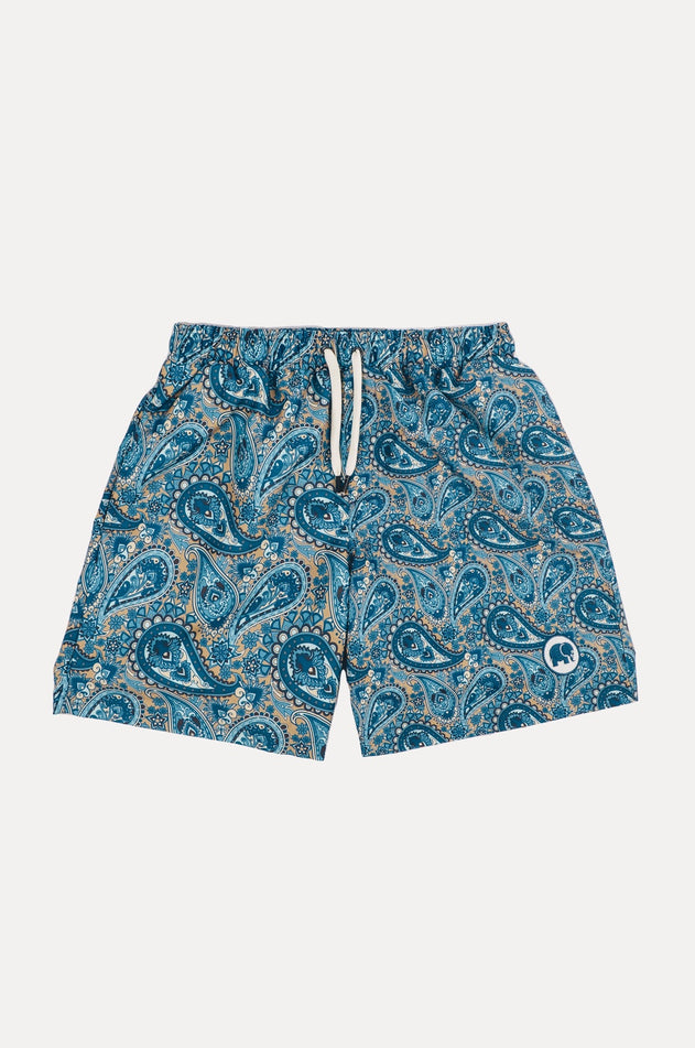 Mediterranean Paisley Zwemshort Groen