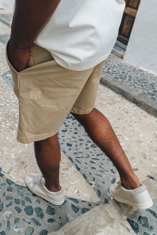 Ecodye Cotton Climber Short Sand Beige