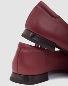 Mary Jane Pumps Ballerinas Cherry Red