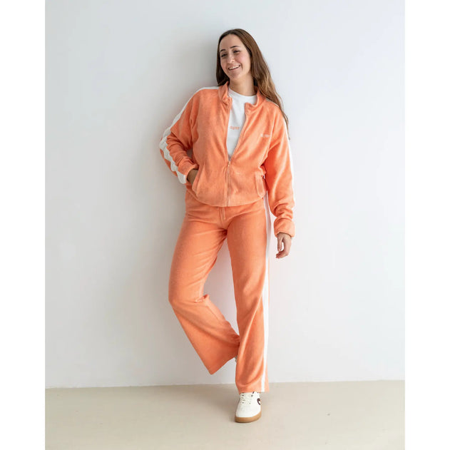 Ohne X Clotsy Unisex Track Jas Apricot