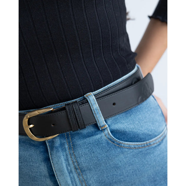 Flower Belt Black