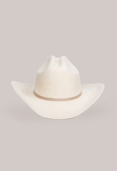 Karina Wool Cowboy Hat Simply White