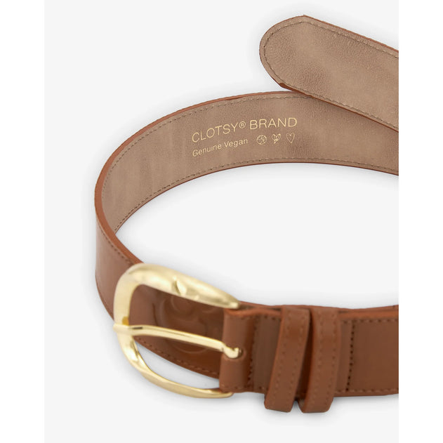 Flower Belt Brown