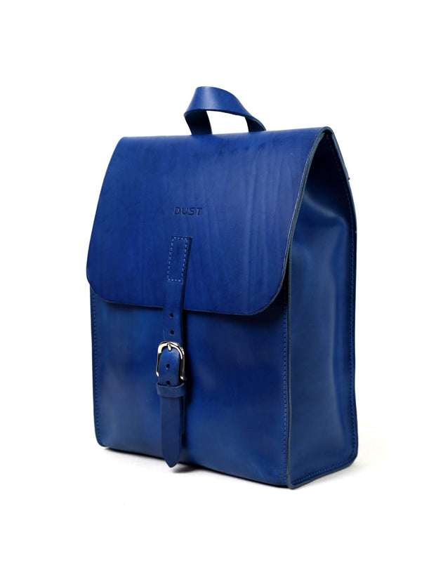 Mod 120 Cuoio Leren Rugzak Blauw
