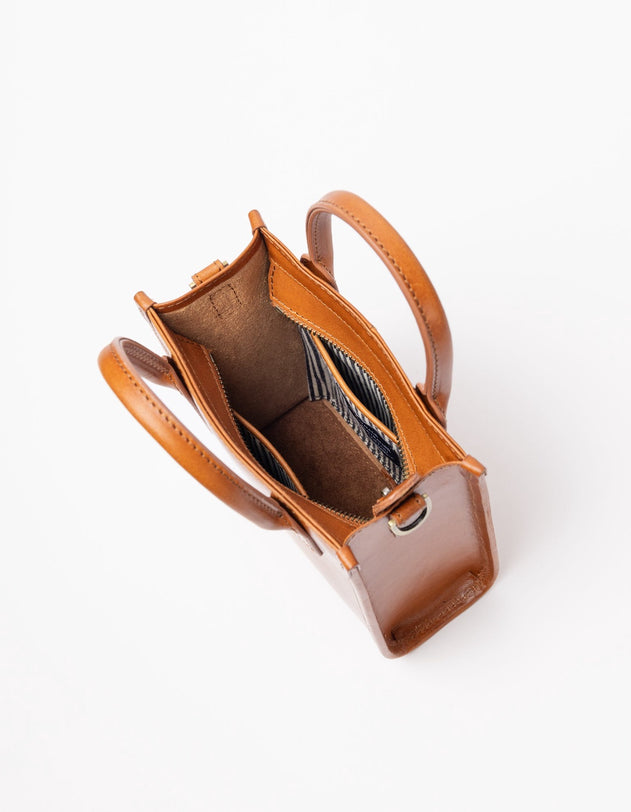 Jackie Mini Tas Cognac
