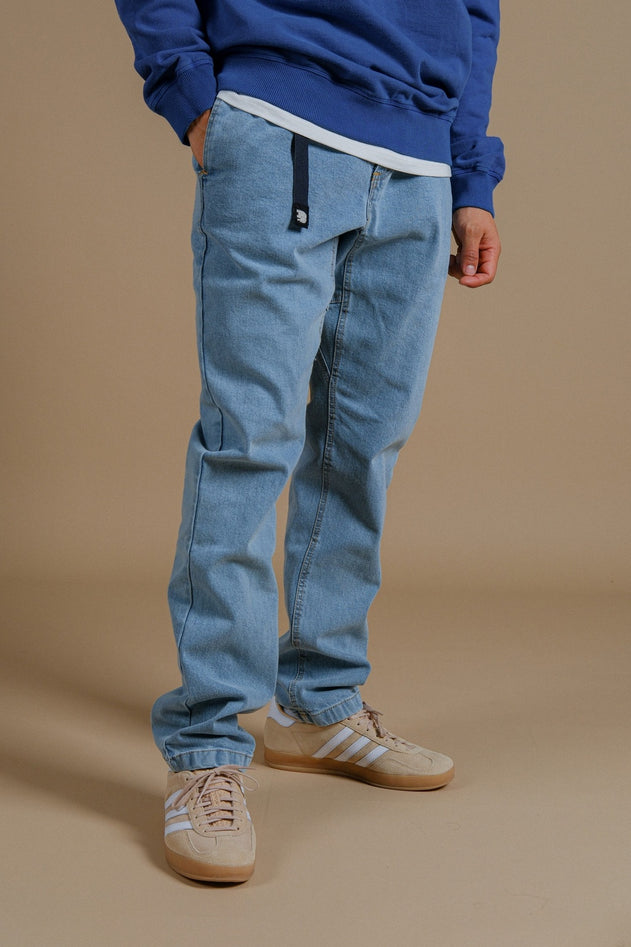 Recycled Denim Climber Broek Light Wash