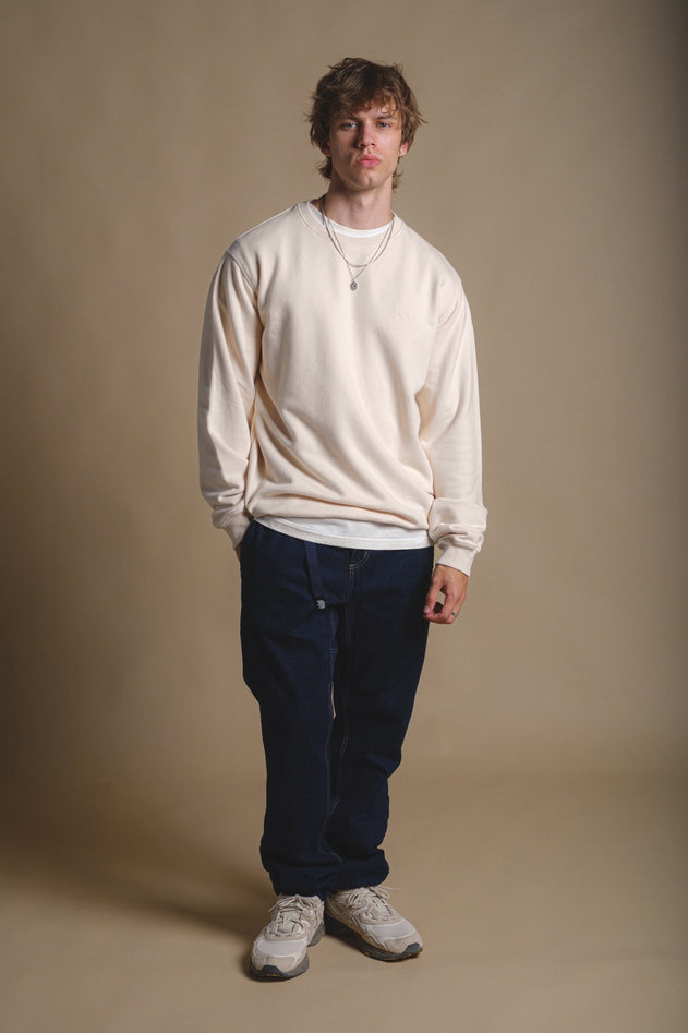 Essential Garment Heavyweight Sweater Pearled Wit