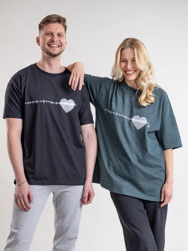 Kivi T-shirt Zeegroen