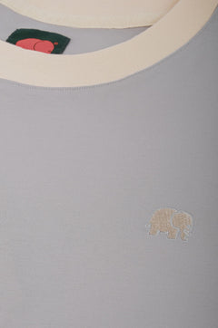 Color Block T-shirt Steel Haze Grey