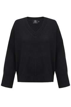 Amelié Knitted Sweater Black