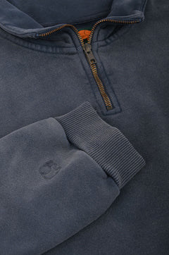 The Super Heavy Oversized Quarter Zip Sweater Total Eclipse