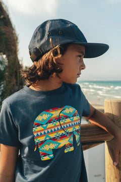 Kinder Navajo T-shirt Trendsplant Blue