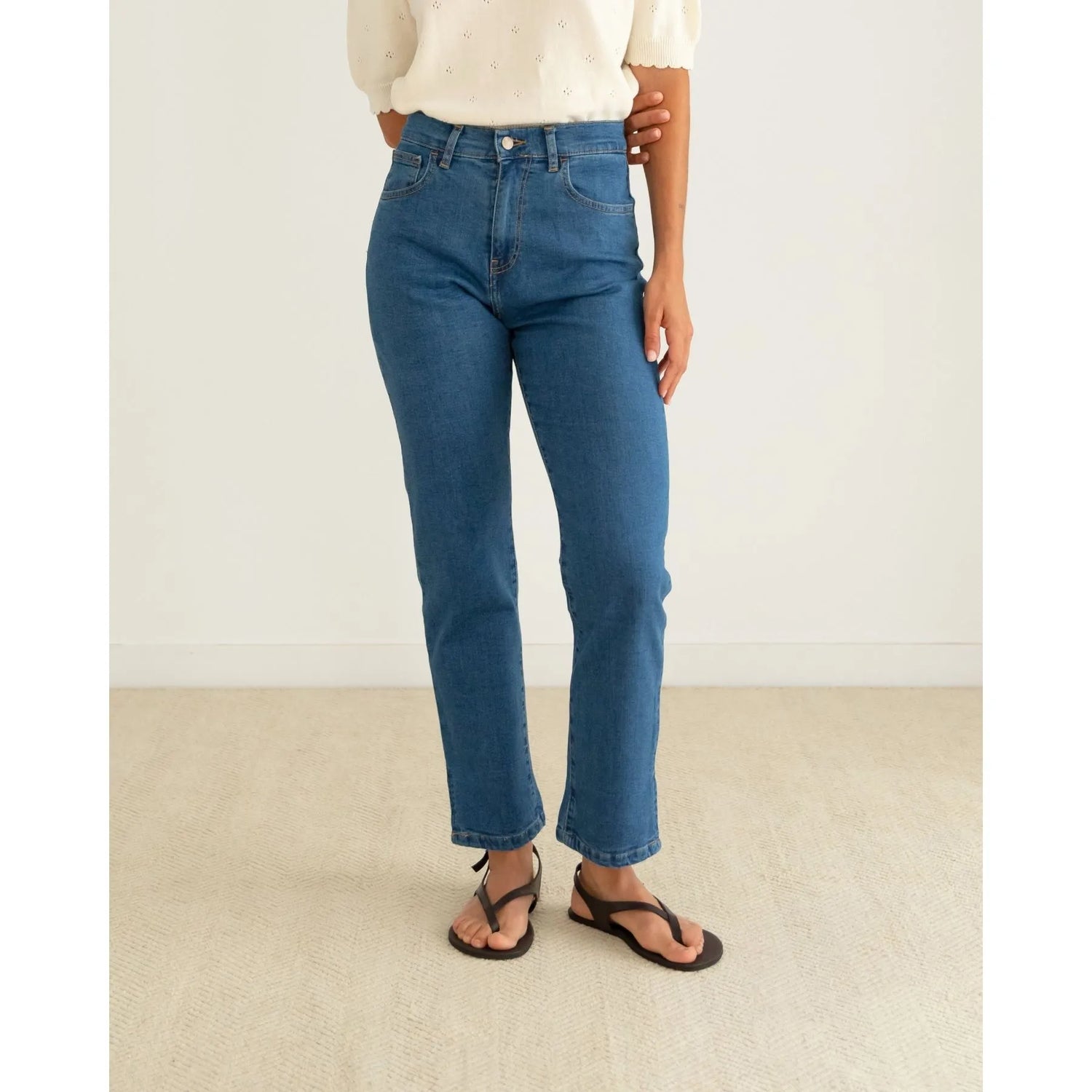 Straight Jeans Ocean Blue