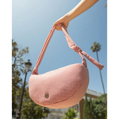 Traveler Bag Burgundy Gingham