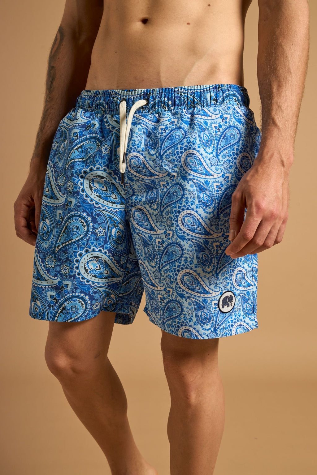 Breeze Paisley Swim Trunks Green
