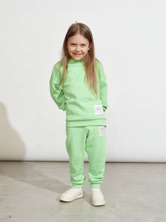 Kids' Superpower Sweatshirt Summer Green