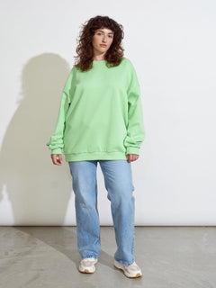 Superpower Oversize Sweatshirt Summer Green