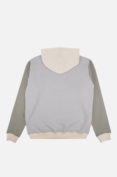 Color Block Hoodie Steel Haze